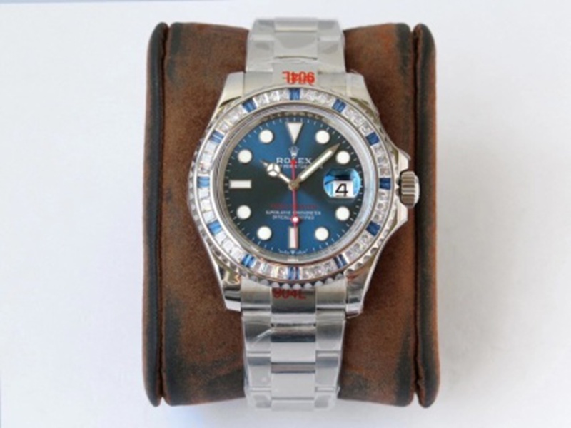 Best Edition with 2824 Automatic Movement Rolex Yacht Series 40mm Blue Watch